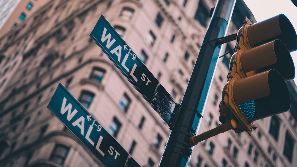 Straßenschild "Wall Street"